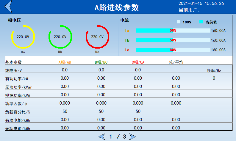 安科瑞配电列头柜产品XXX数据中心案例分享