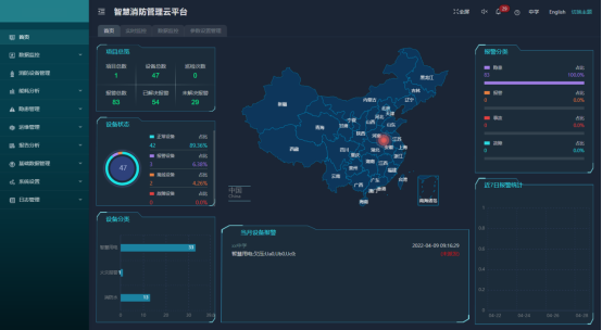 AcrelCloud-6800智慧消防管理云平台在某中学的应用